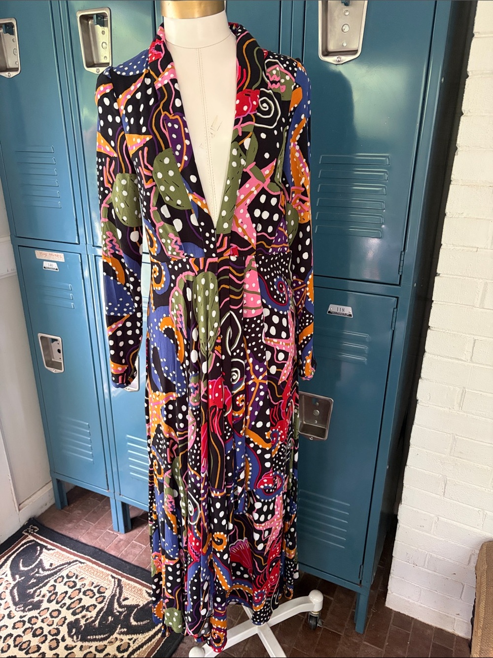 Farm Rio Under the Sea maxi dress